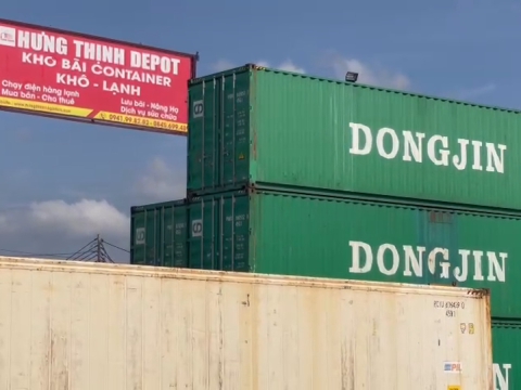 Ảnh Kho Bãi Container